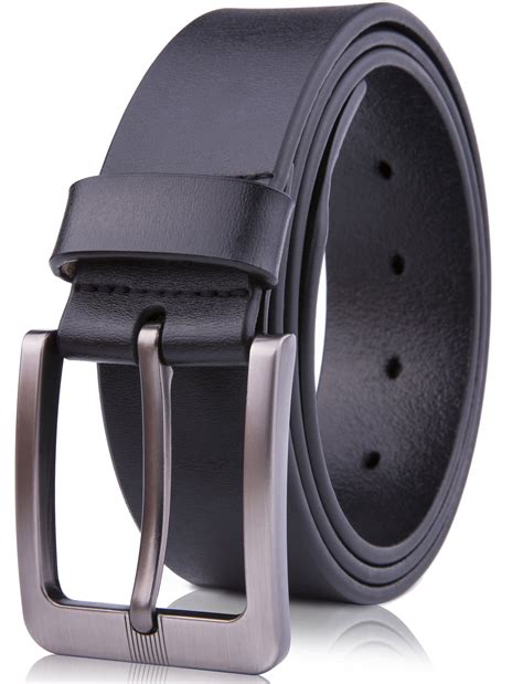 best belt for black suit|thick black leather belt.